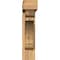 Ekena Millwork Olympic Block Smooth Bracket w/ Offset Brace, Western Red Cedar, 5 1/2"W x 24"D x 24"H BKT0604X24X24OLY05SWR - alternate 4